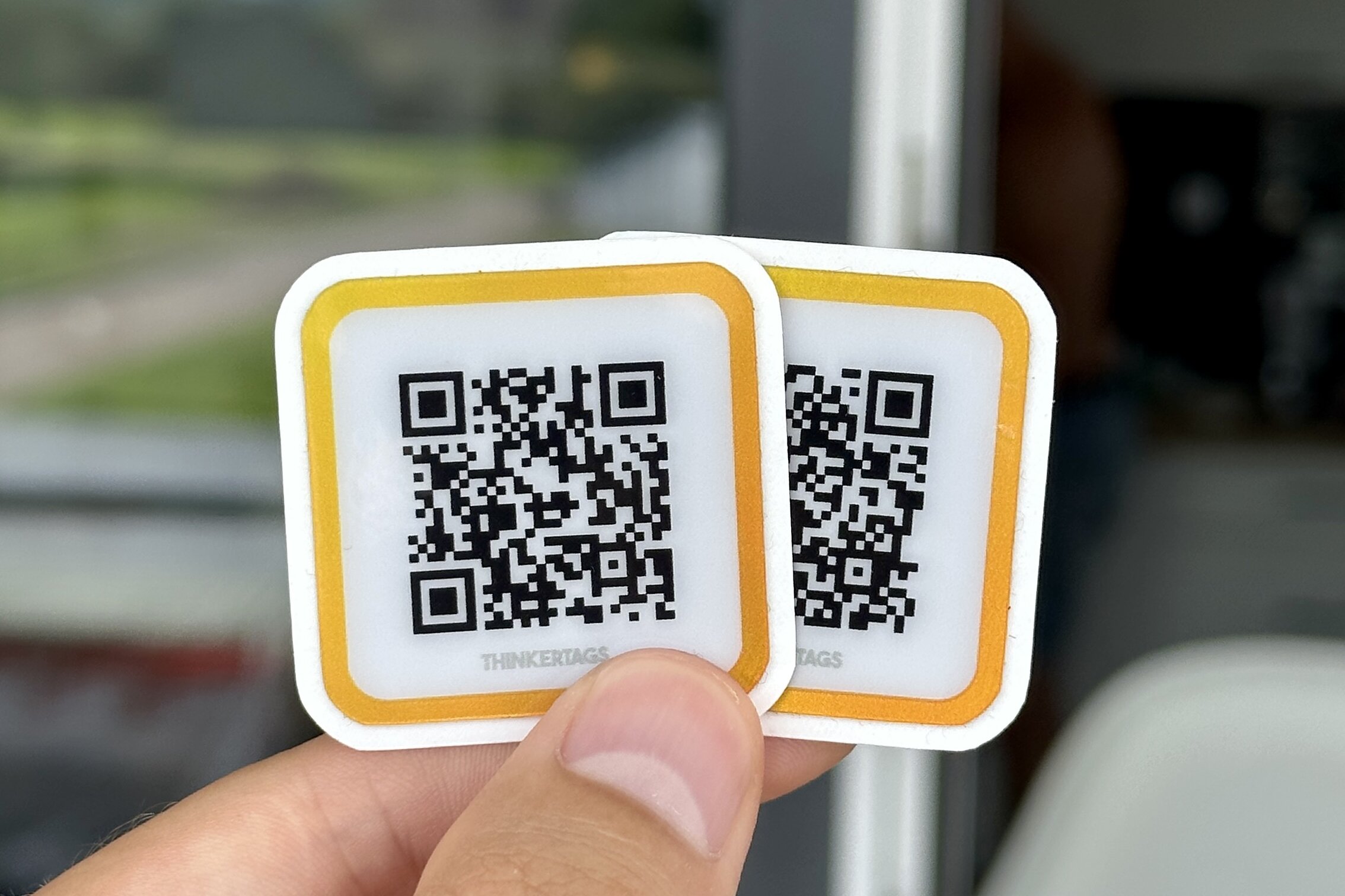 Autocollant QR Code Unique